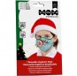 Máscara Rena Natal de proteção para crianças packaging