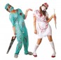 O casal Cirurgião e enfermeira zombie original e engraçado para se disfraçar com o seu parceiro