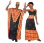 O casal africanos original e engraçado para se disfraçar com o seu parceiro