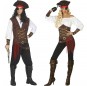 Fatos de casal Capitães navio pirata