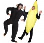 Fatos de casal Macaco Chimpanzé e Banana