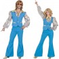O casal Disco Azul original e engraçado para se disfraçar com o seu parceiro