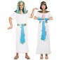 O casal egípcios azul original e engraçado para se disfraçar com o seu parceiro