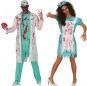 O casal Enfermeiros sangrentos original e engraçado para se disfraçar com o seu parceiro