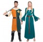 O casal Guerreiro e Donzela Medieval original e engraçado para se disfraçar com o seu parceiro