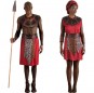 O casal Guerreiros Massai original e engraçado para se disfraçar com o seu parceiro