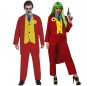 O casal Jokers Joaquin Phoenix original e engraçado para se disfraçar com o seu parceiro