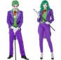 O casal Joker supervilão original e engraçado para se disfraçar com o seu parceiro