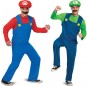 Fatos de casal Mario Bros e Luigi da Nintendo