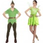 Fatos de casal Peter Pan e a Fada Verde