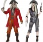 O casal Piratas fantasmas original e engraçado para se disfraçar com o seu parceiro