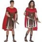 O casal romanos espartanos original e engraçado para se disfraçar com o seu parceiro