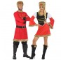 O casal russo vermelho original e engraçado para se disfraçar com o seu parceiro