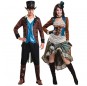 O casal Aventureiros Steampunk original e engraçado para se disfraçar com o seu parceiro