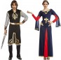 O casal Templários Medievais original e engraçado para se disfraçar com o seu parceiro
