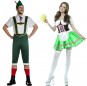 O casal Tiroleses alemães original e engraçado para se disfraçar com o seu parceiro