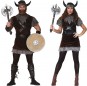 Fatos de casal Vikings bárbaros