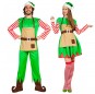 O casal duendes de Natal original e engraçado para se disfraçar com o seu parceiro