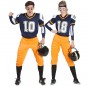 O casal futebol americano da NFL original e engraçado para se disfraçar com o seu parceiro