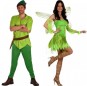 O casal Peter Pan e Fada Sininho original e engraçado para se disfraçar com o seu parceiro