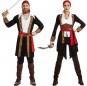 Fatos de casal Piratas Capitão Hook