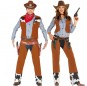 O casal Cowboy rodeio original e engraçado para se disfraçar com o seu parceiro