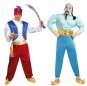 O casal Aladdin e Génio da lâmpada original e engraçado para se disfraçar com o seu parceiro