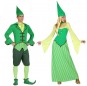 O casal Elfo irlandês original e engraçado para se disfraçar com o seu parceiro