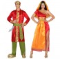 O casal Hindu Bollywood Star original e engraçado para se disfraçar com o seu parceiro