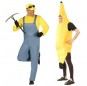 O casal Minion e Banana original e engraçado para se disfraçar com o seu parceiro