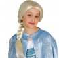 Peruca de princesa Frozen para menina