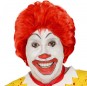 Peruca Ronald McDonald para completar o seu disfarce