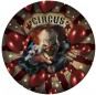 Pratos de 23 cm do Circo dos Horrores para Halloween