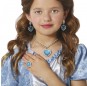 Conjunto de jóias Princesa azul para criança para completar o seu disfarce