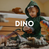 Viagem à Pré-História com Estilo! Descubra Nossa Coleção Única de Fantasias de Dinossauros para Meninas e Meninos.
