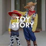 Viaje ao Infinito e Além! Descubra Nossa Coleção de Fantasias de Toy Story para Meninas e Meninos.