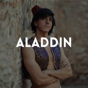 Loja online de fatos originais de filme Aladdin
