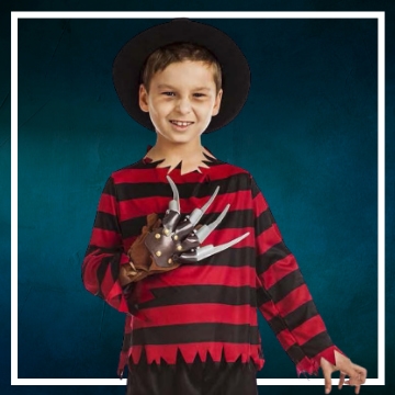Comprar fantasias de Freddy Krueger Halloween para meninos online
