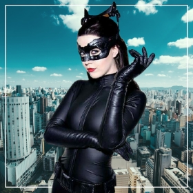 Catwoman para mulher e crianças