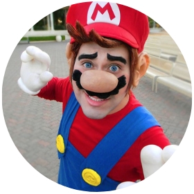 Super Mario para homem, mulher e crianças